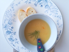 Daržovių sriuba su triušiena