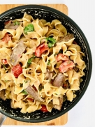 TAGLIATELLE SU BLACK ANGUS BALTAME PADAŽE