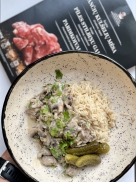 DUCK STROGANOFF arba befstrogenas su antiena